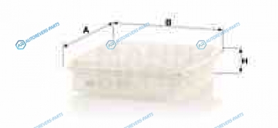 C25654 Фильтр воздушный C25654