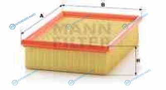 C25114 Фильтр воздушный C25114