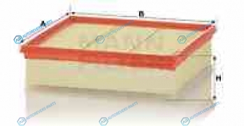 C22039 Фильтр воздушный C22039