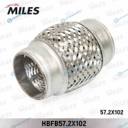 HBFB57.2X102 Труба гофрированная с внутр. плетением 57.2X102 (BOSAL 265-327) HBFB57.2X102