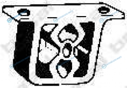 255-054 Монтажный демпферный компонент выхлопной системы