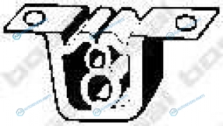 255-077 Монтажный демпферный компонент выхлопной системы