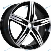 7115743 КиК Андорра R16x6.5 5x114.3 ET45 CB67.1 Almaz_black (КС454)