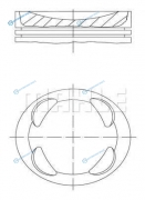 081 PI 00104 000 Поршнекомплект