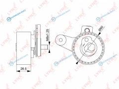 PB-1248 Ролик натяжной ремня ГРМ