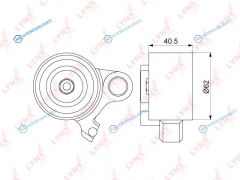 PB-1206 Ролик натяжной ремня ГРМ