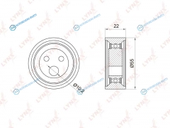 PB-1052 Ролик натяжной ремня ГРМ