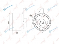 PB-1047 Ролик натяжной ремня ГРМ