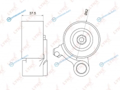 PB-1061 Ролик натяжной ремня ГРМ