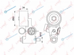 PT-1040 Ролик натяжной ремня ГРМ