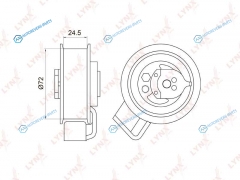 PB-1009 Ролик натяжной ремня ГРМ