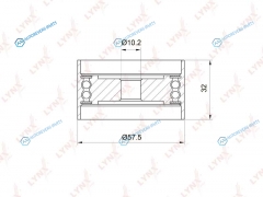 PB-3035 Ролик обводной ремня ГРМ