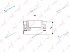 PB-3048 Ролик обводной ремня ГРМ