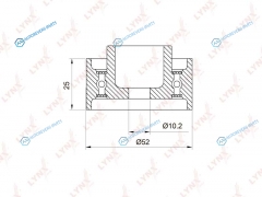 PB-3019 Ролик обводной ремня ГРМ