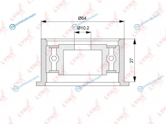 PB-3063 Ролик обводной ремня ГРМ