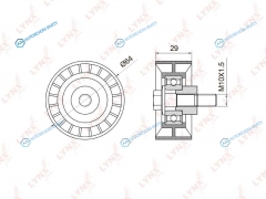 PB-3006 Ролик обводной ремня ГРМ
