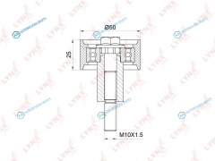 PB-3152 Ролик обводной ремня ГРМ