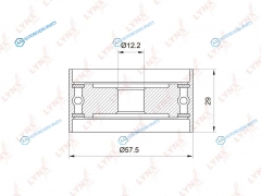 PB-3039 Ролик обводной ремня ГРМ
