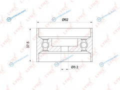 PB-1309 Ролик натяжной ремня ГРМ