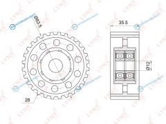 PB-3038 Ролик обводной ремня ГРМ