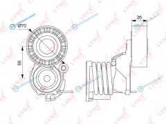 PT-3198 Натяжитель ремня навесного оборудования