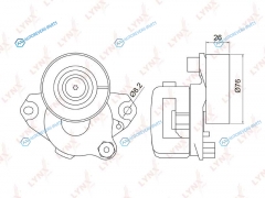 PT-3020 Натяжитель ремня навесного оборудования