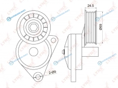PT-3011 Натяжитель ремня навесного оборудования