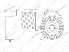 PT-3038 Натяжитель ремня навесного оборудования