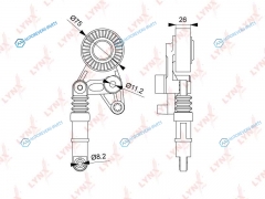 PT-3226 Натяжитель ремня навесного оборудования