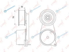 PT-3052 Натяжитель поликлинового ремня