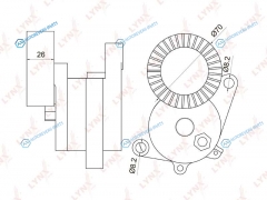 PT-3007 Натяжитель ремня навесного оборудования