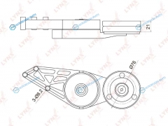 PT-3002 Натяжитель ремня навесного оборудования
