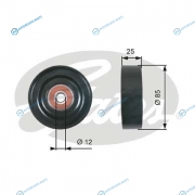 T36087 Ролик натяжной приводного ремня