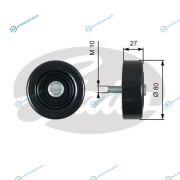 T39276 Ролик обводной приводного ремня