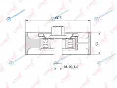 PB-5349 Ролик натяжной приводного ремня