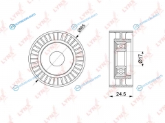 PB-5320 Ролик натяжной приводного ремня
