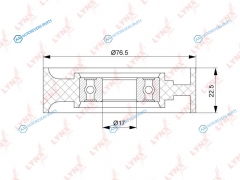 PB-5171 Ролик натяжной приводного ремня
