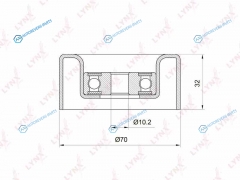PB-7032 Ролик обводной приводного ремня
