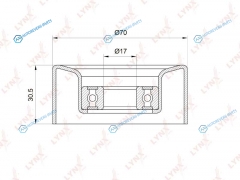 PB-5003 Ролик натяжной приводного ремня