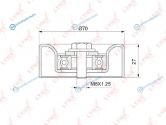 PB-5271 Ролик натяжной приводного ремня