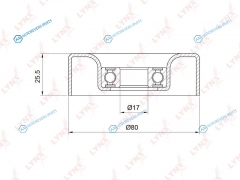 PB-5002 Ролик натяжной приводного ремня