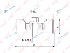 PB-5141 Ролик натяжной приводного ремня