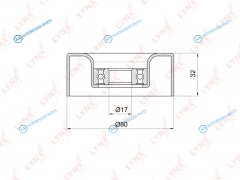 PB-5011 Ролик натяжной приводного ремня