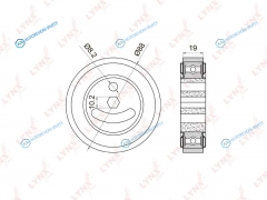 PB-5025 Ролик натяжной приводного ремня