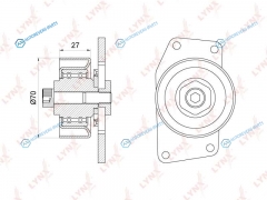 PB-5096 Ролик натяжной приводного ремня