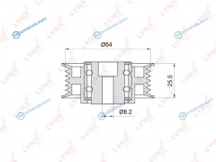 PB-7016 Ролик обводной навесного оборудования