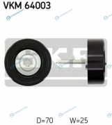 VKM 64003 Ролик обводной приводного ремня