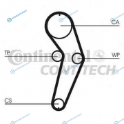 CT988K2 Комплект ремня ГРМ