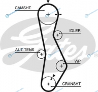 K015579XS Комплект ремня ГРМ