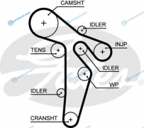 K025649XS Комплект ремня ГРМ